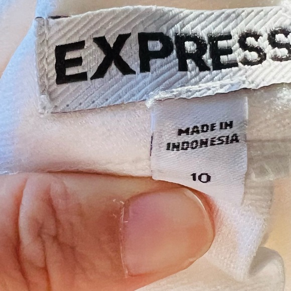 Express Skinny Stripe Bandage Skater Skirt size 10 - Picture 3 of 4